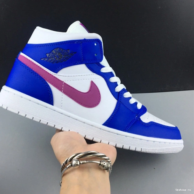 AIR MID JORDAN VIOLET-WHITE 1 ROYAL HYPER HYPER 554724-451 1105